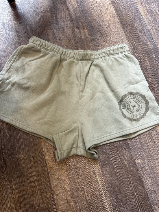 PINK Victoria's Secret Pants - PINK Victoria's Secret Light Sage Green Athletic Shorts Size Medium